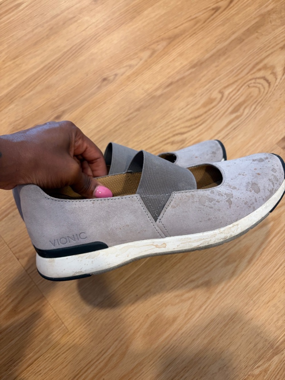 Vionic Cadee suede Mary Jane shoes - Picture 2 of 13